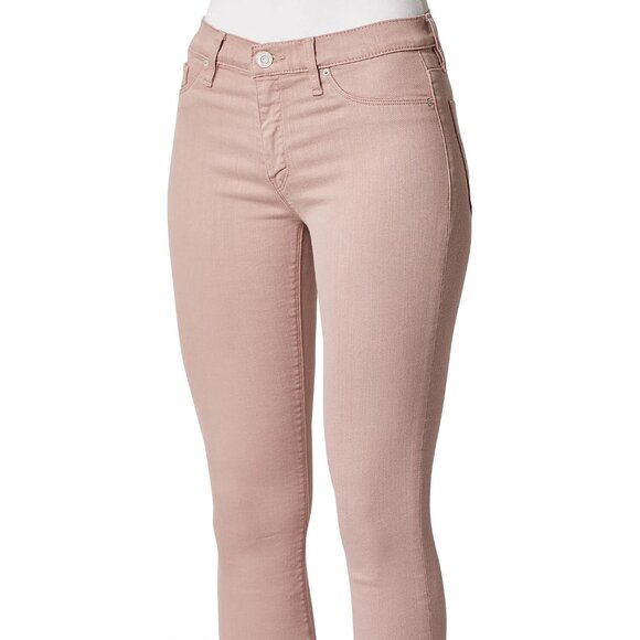 Hudson Jeans Women Nico Mid-Rise Skinny Jeans Mauve Light Pink Size 31 - Picture 4 of 4